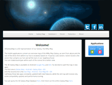 Tablet Screenshot of 3dgalaxymap.com
